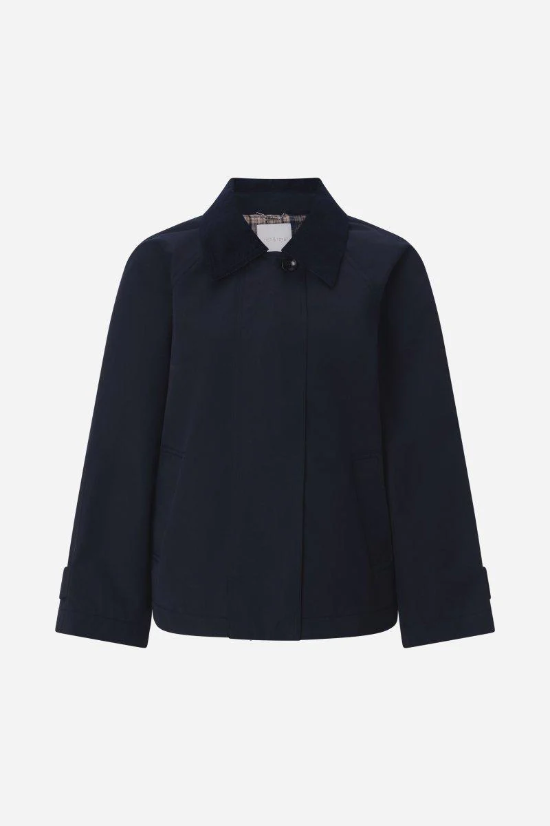 Trenchjacke mit Cordkragen - Image 7