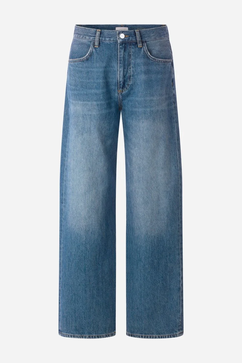 Mittelblaue Jeans mit Front-Wash - Image 5