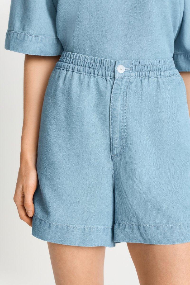 Lyocell-Shorts im Denim-Look - Image 4