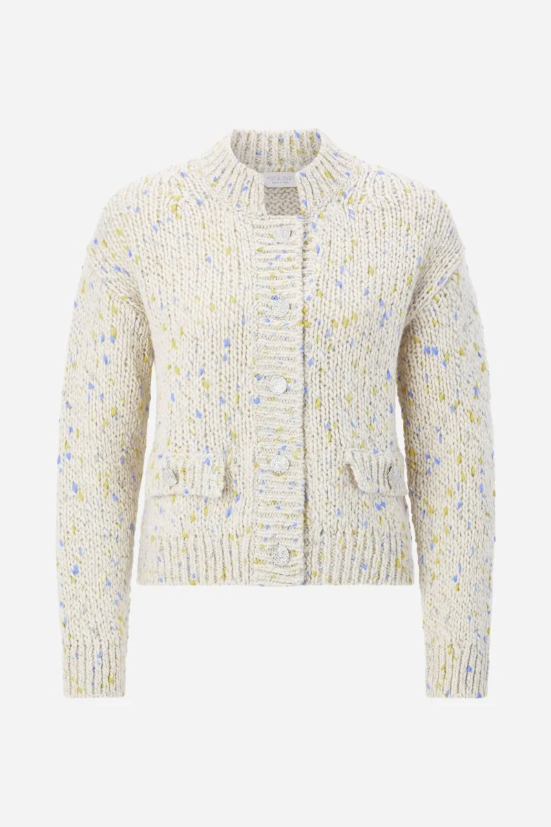 Bouclé-Cardigan mit Knöpfen - Image 6