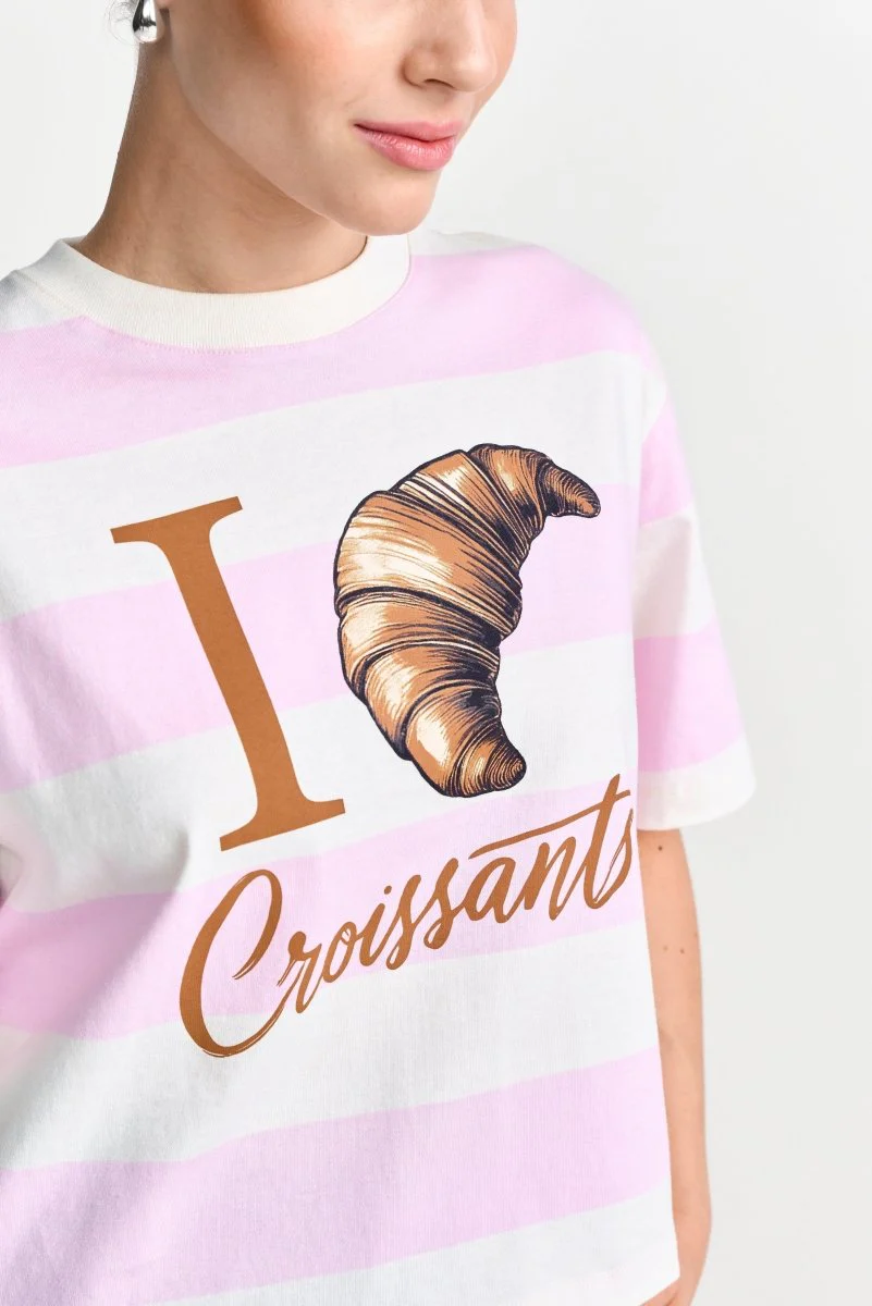 Gestreiftes T-Shirt aus Baumwolle - Image 3