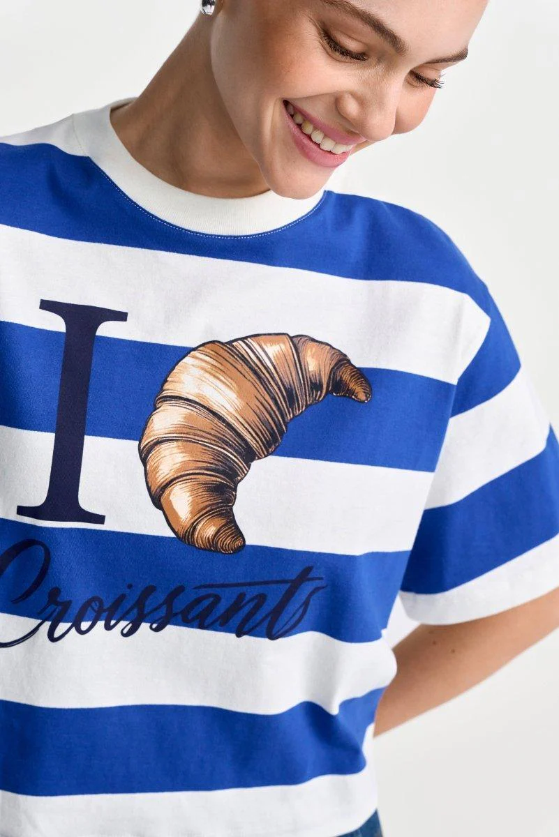 Gestreiftes T-Shirt aus Baumwolle - Image 7