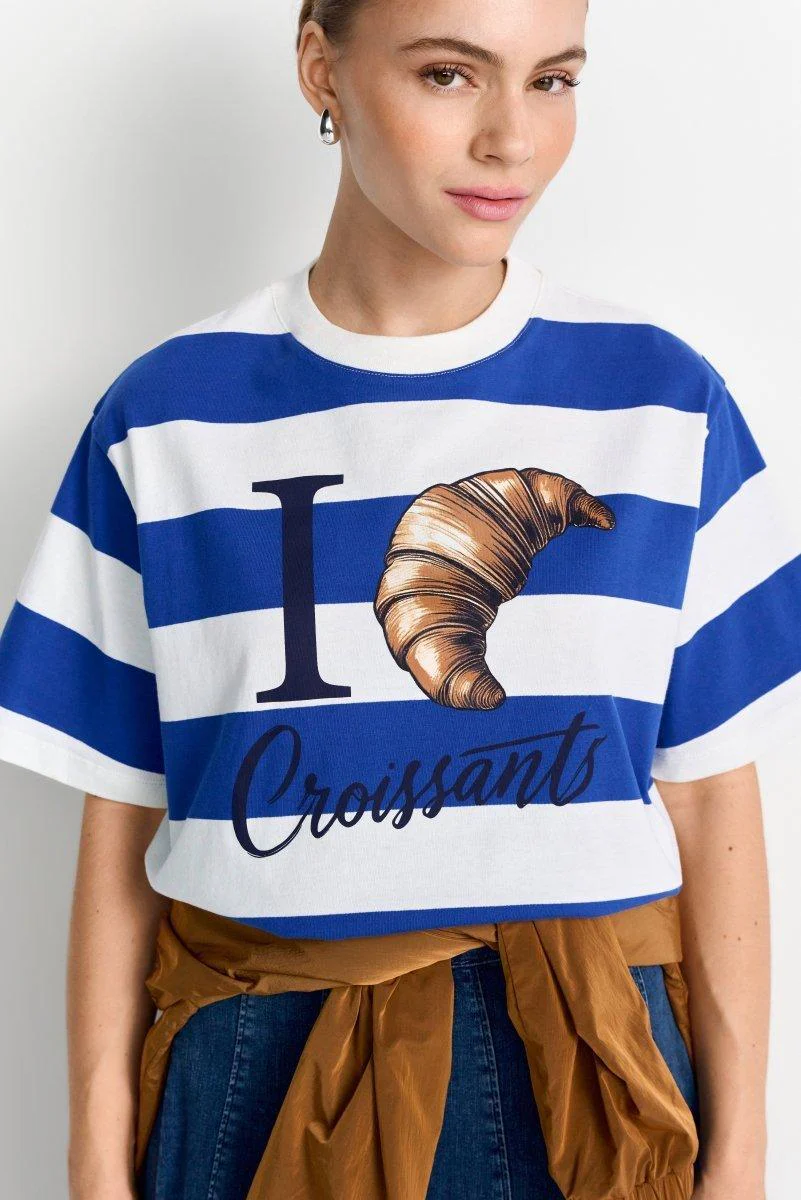Gestreiftes T-Shirt aus Baumwolle - Image 8