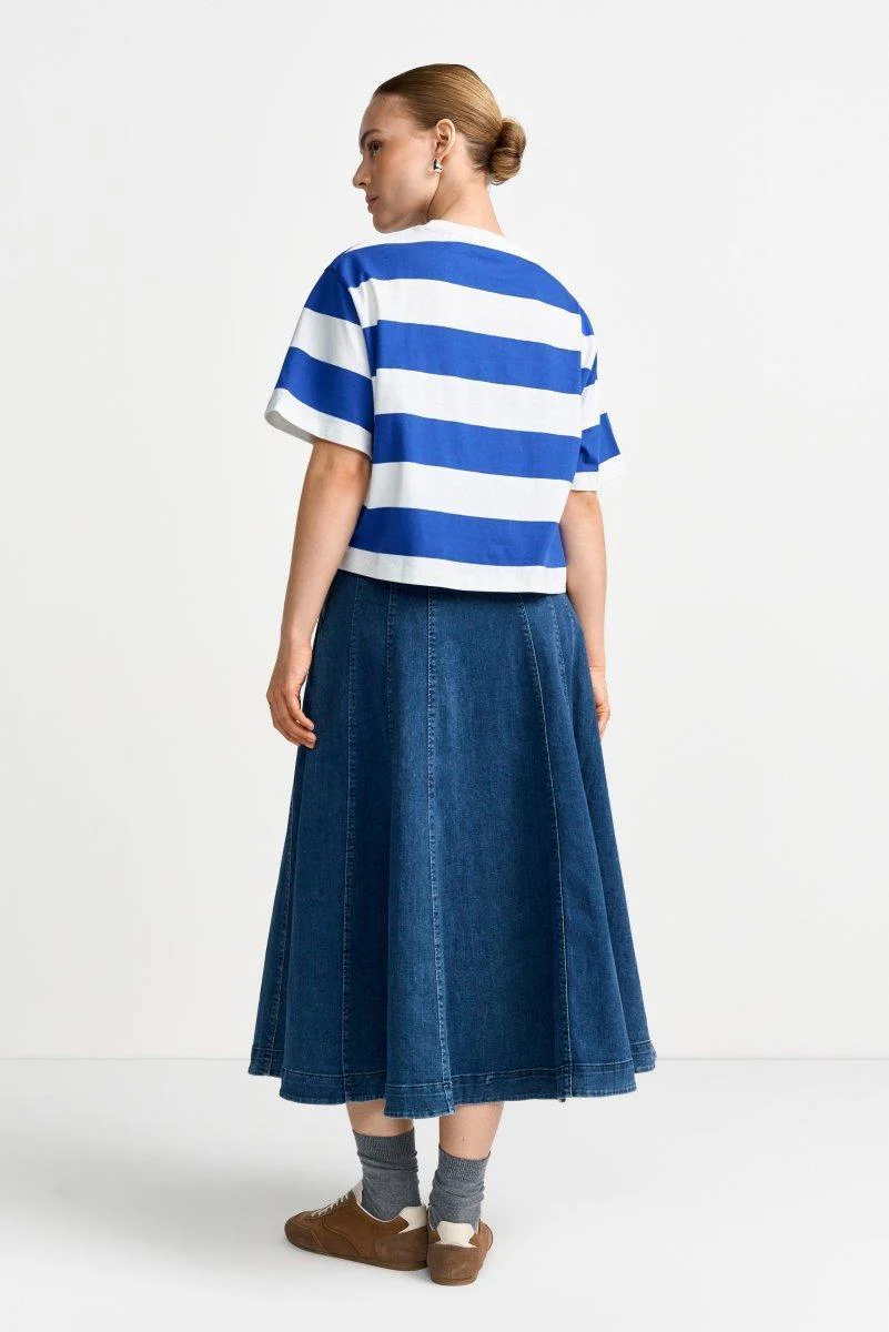 Gestreiftes T-Shirt aus Baumwolle - Image 9