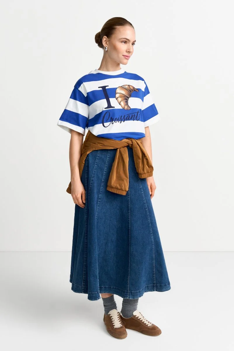Gestreiftes T-Shirt aus Baumwolle - Image 6