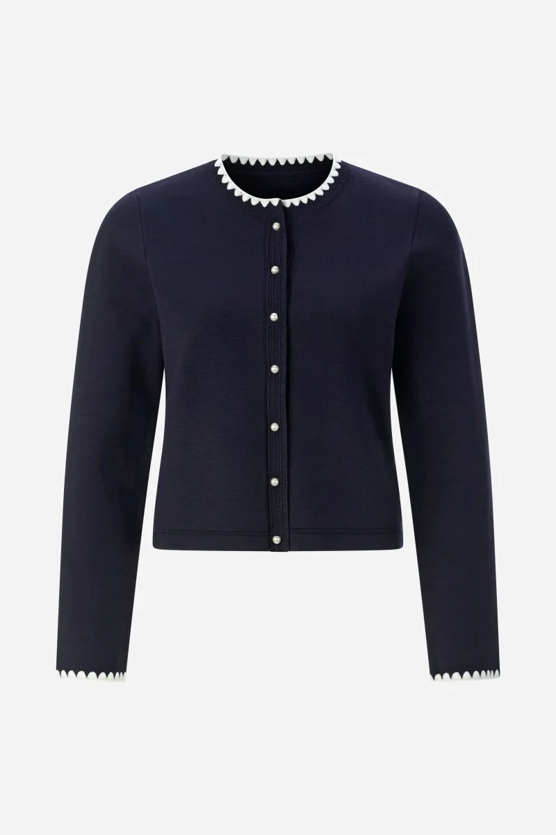 Kurzer Cardigan mit Knöpfen - Image 5