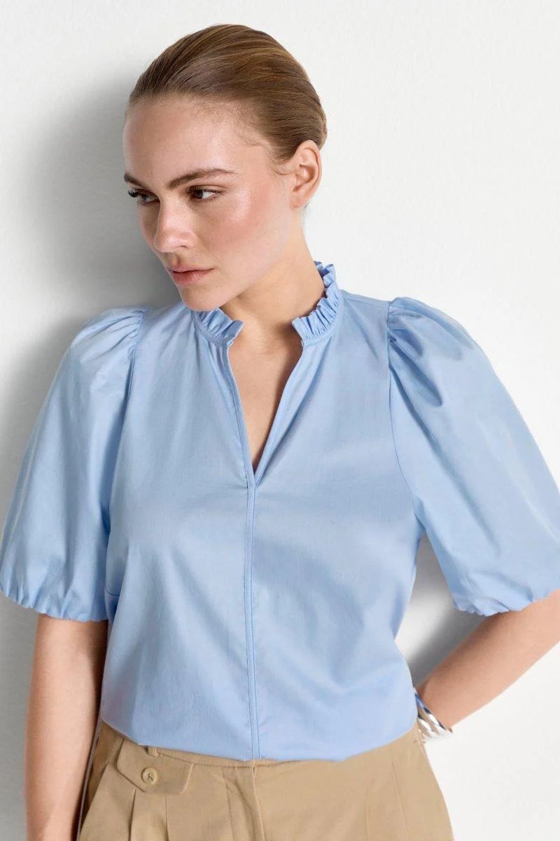 Bluse mit Rüschenkragen - Image 6