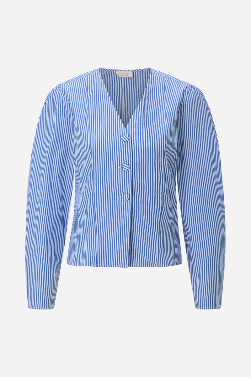 Streifenbluse mit Knöpfen - Image 10