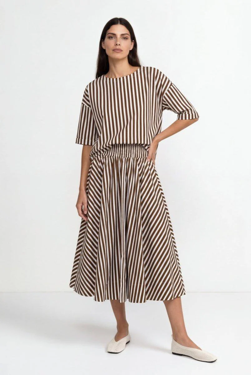 Gestreiftes Crop-Shirt - Image 2
