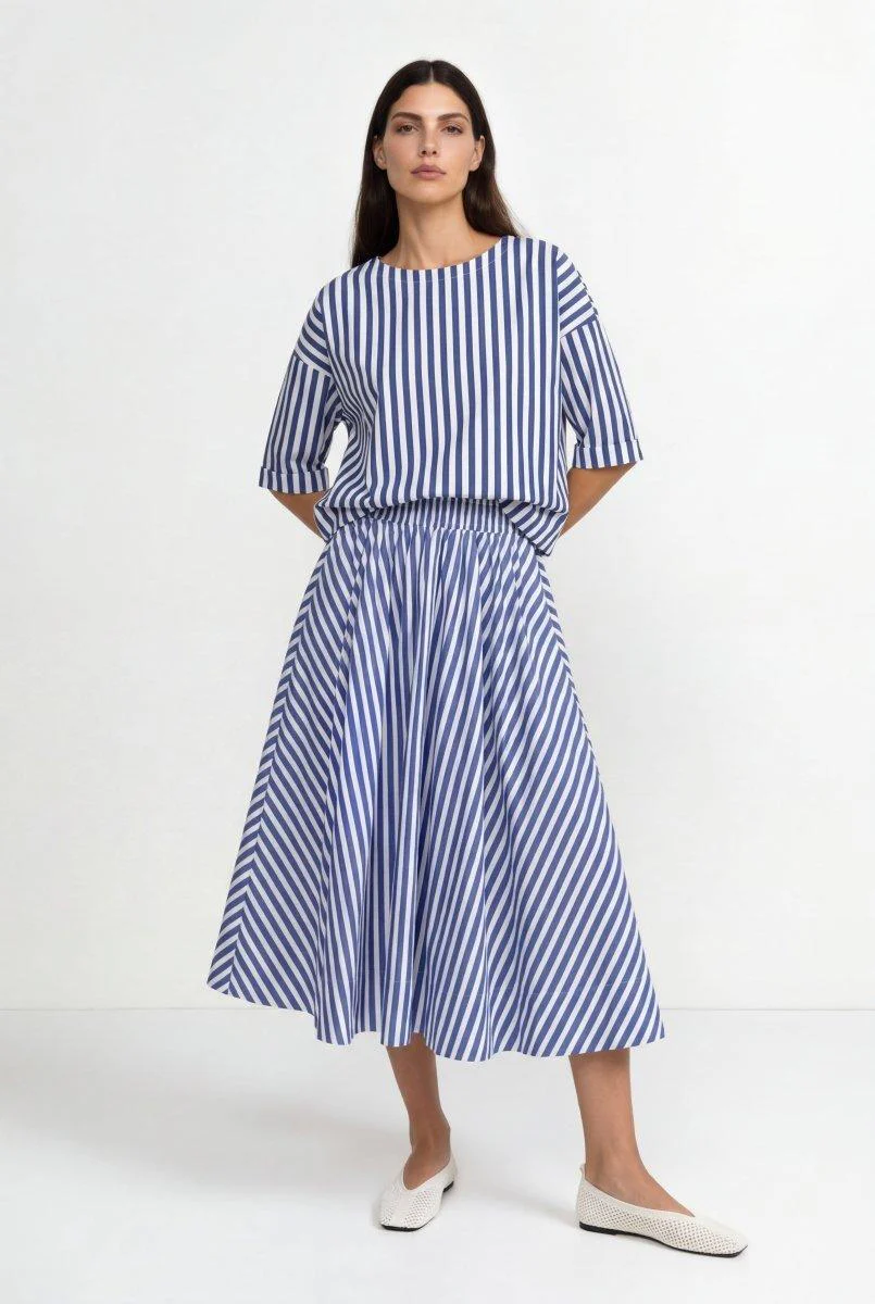 Gestreiftes Crop-Shirt - Image 6