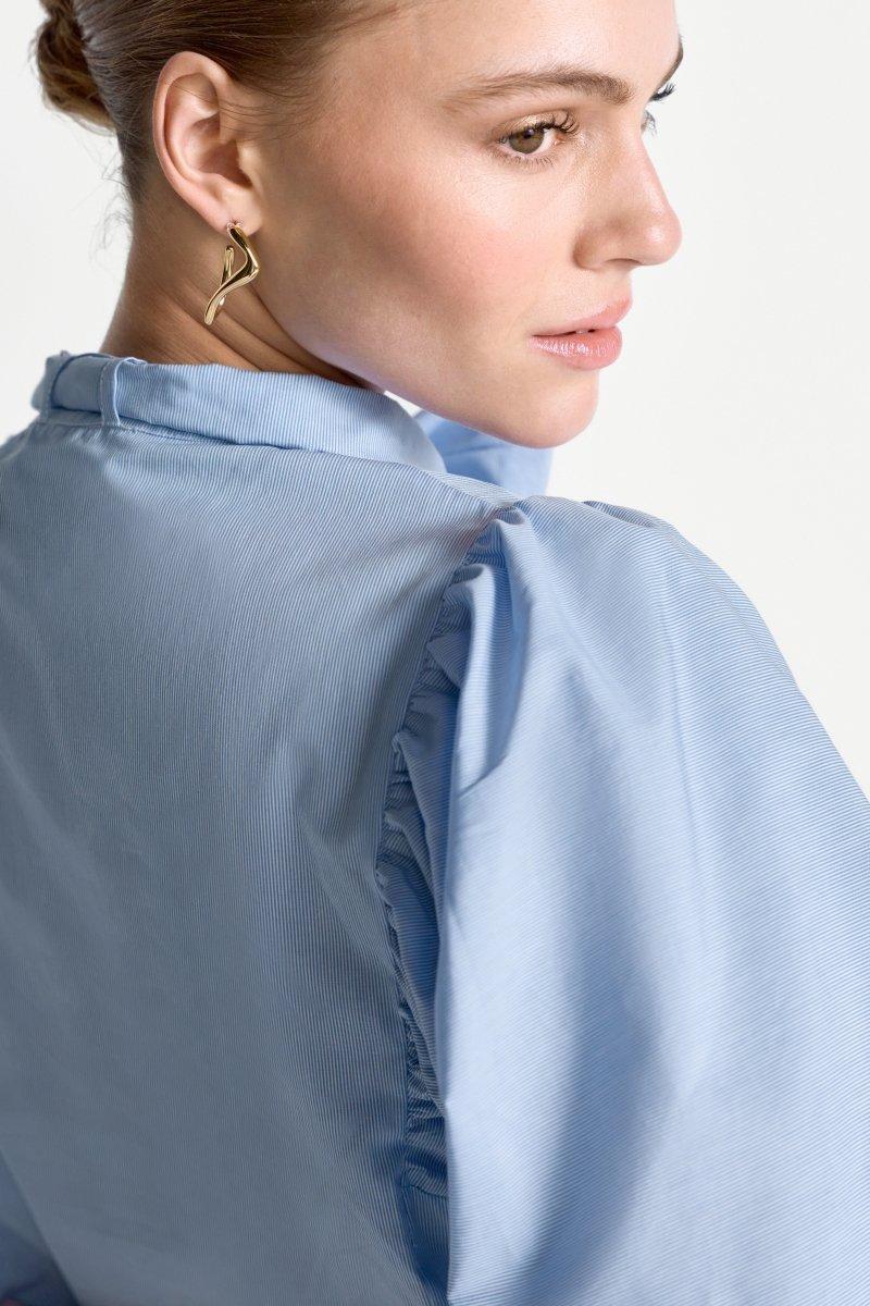 Bluse mit Schleifenkragen - Image 4