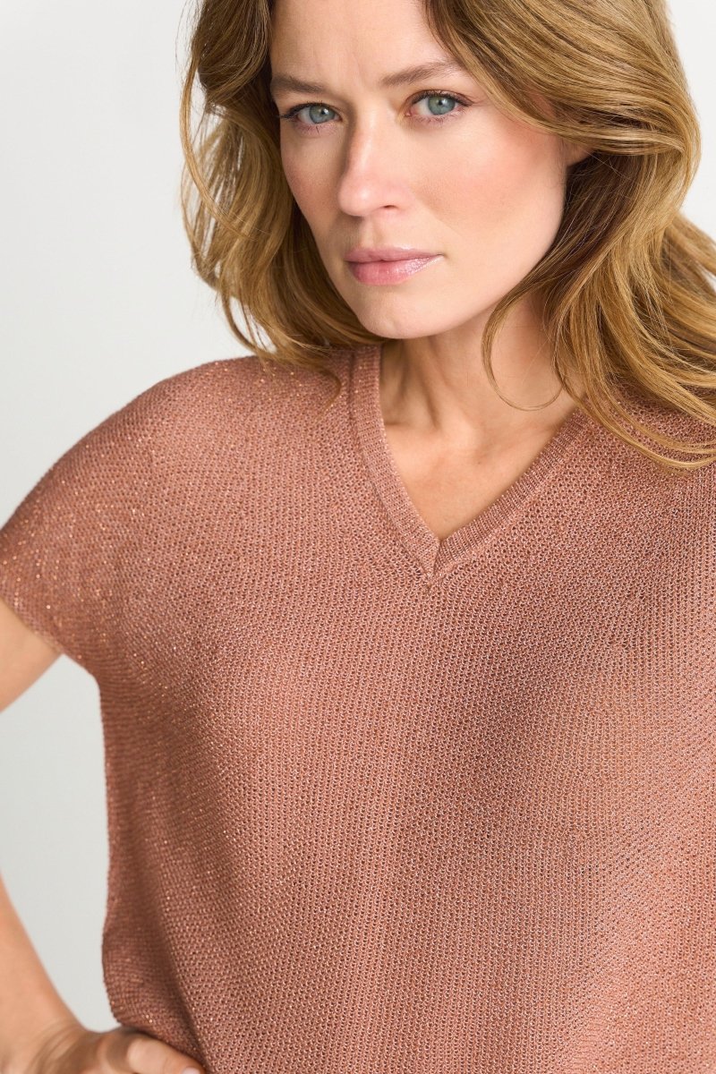 Stricktop mit V-Ausschnitt - Image 4