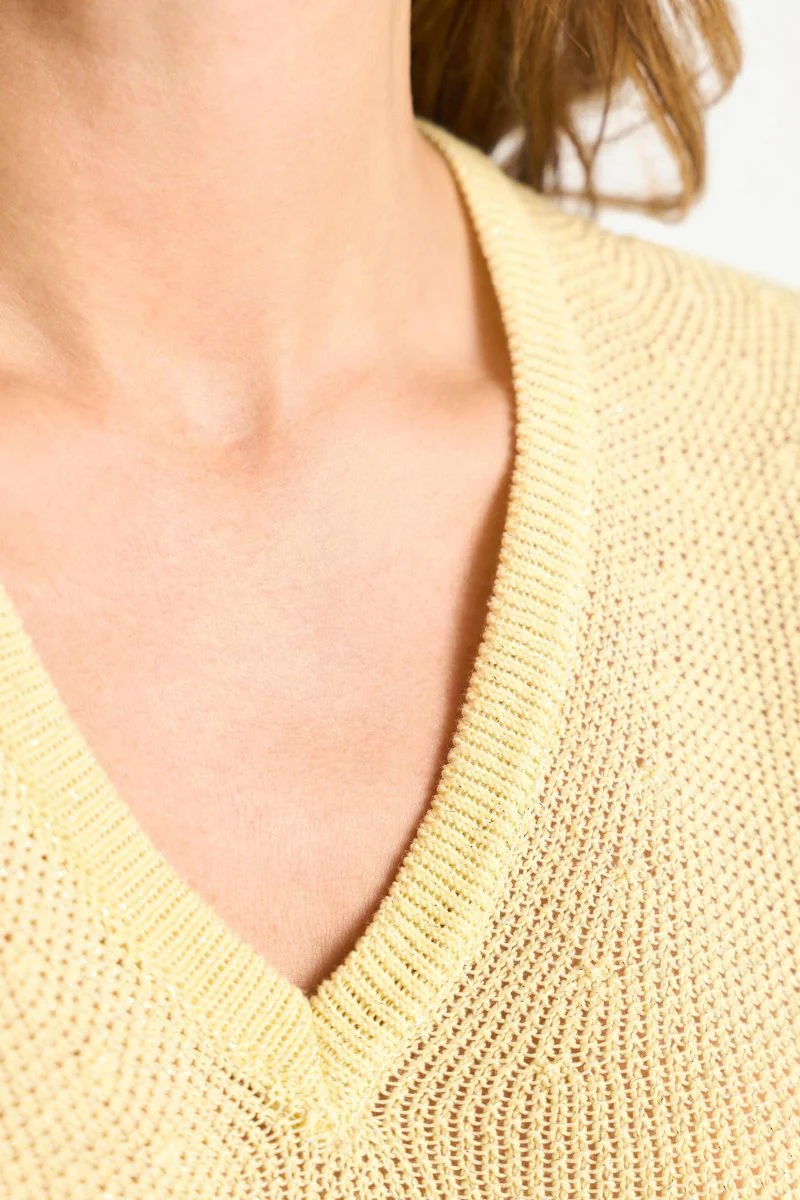 Stricktop mit V-Ausschnitt - Image 9