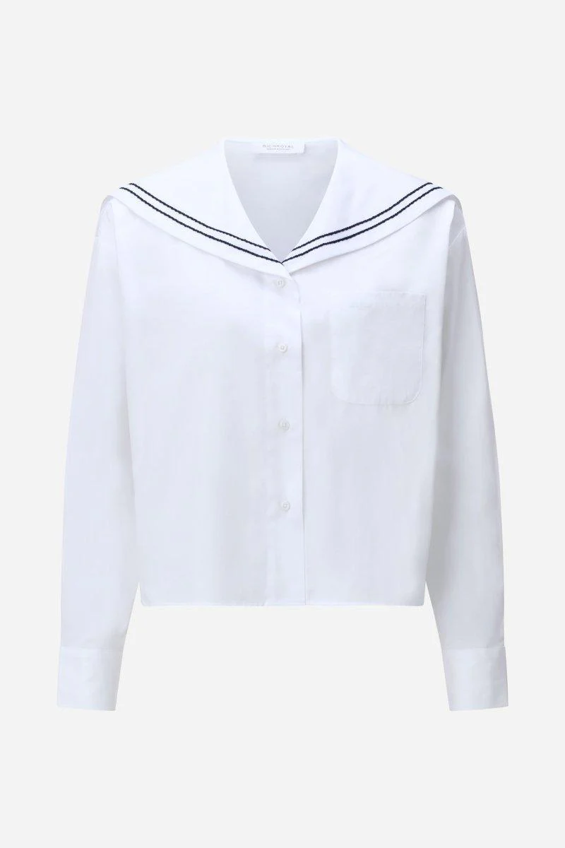 Bluse mit Matrosenkragen - Image 5