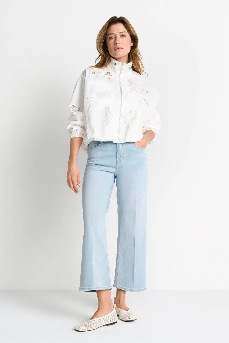Hellblaue Wide-Leg-Jeans - Image 6