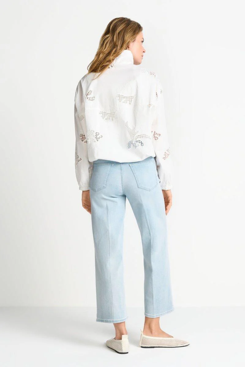 Hellblaue Wide-Leg-Jeans - Image 8