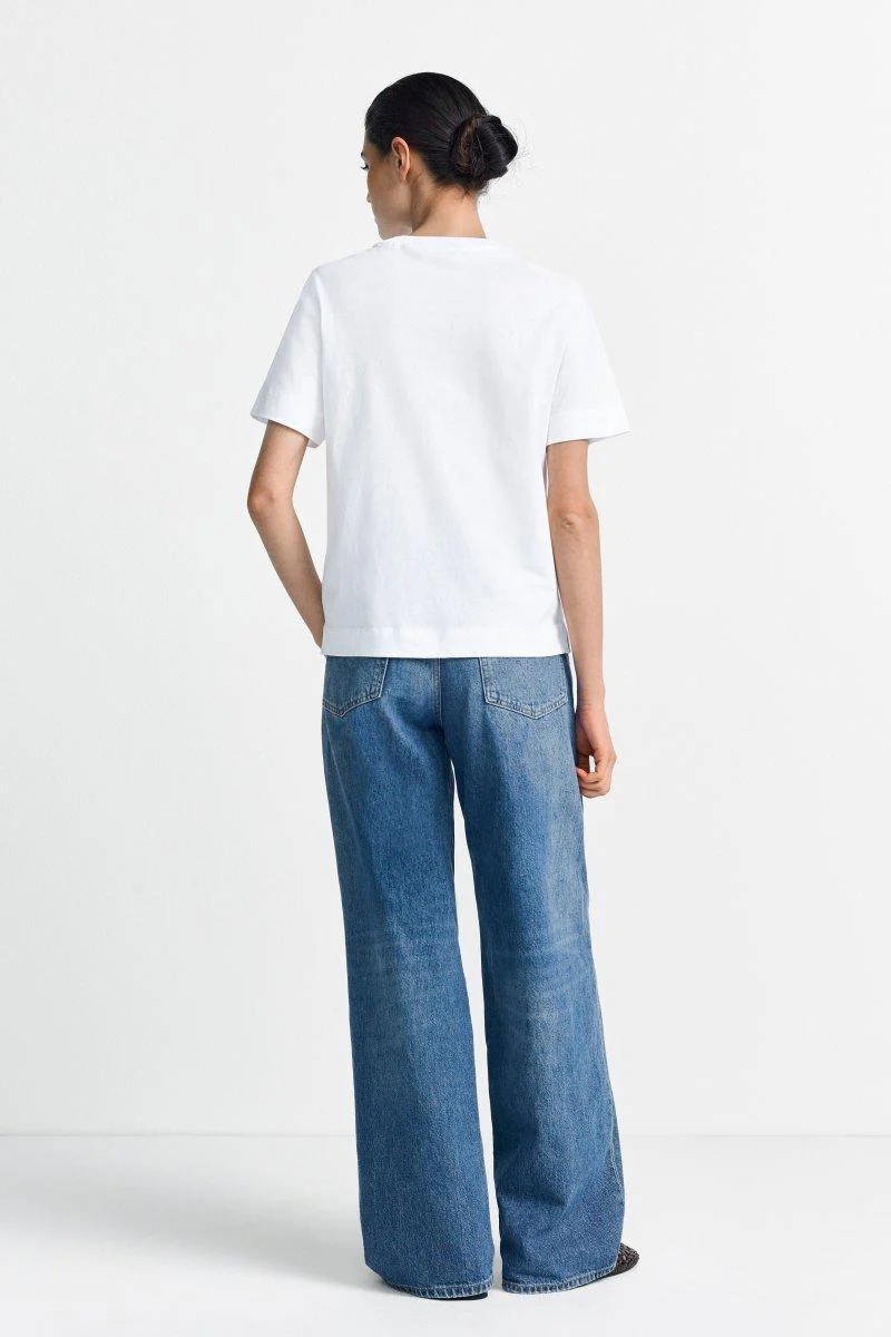Weißes T-Shirt mit Fashion-Print - Image 3