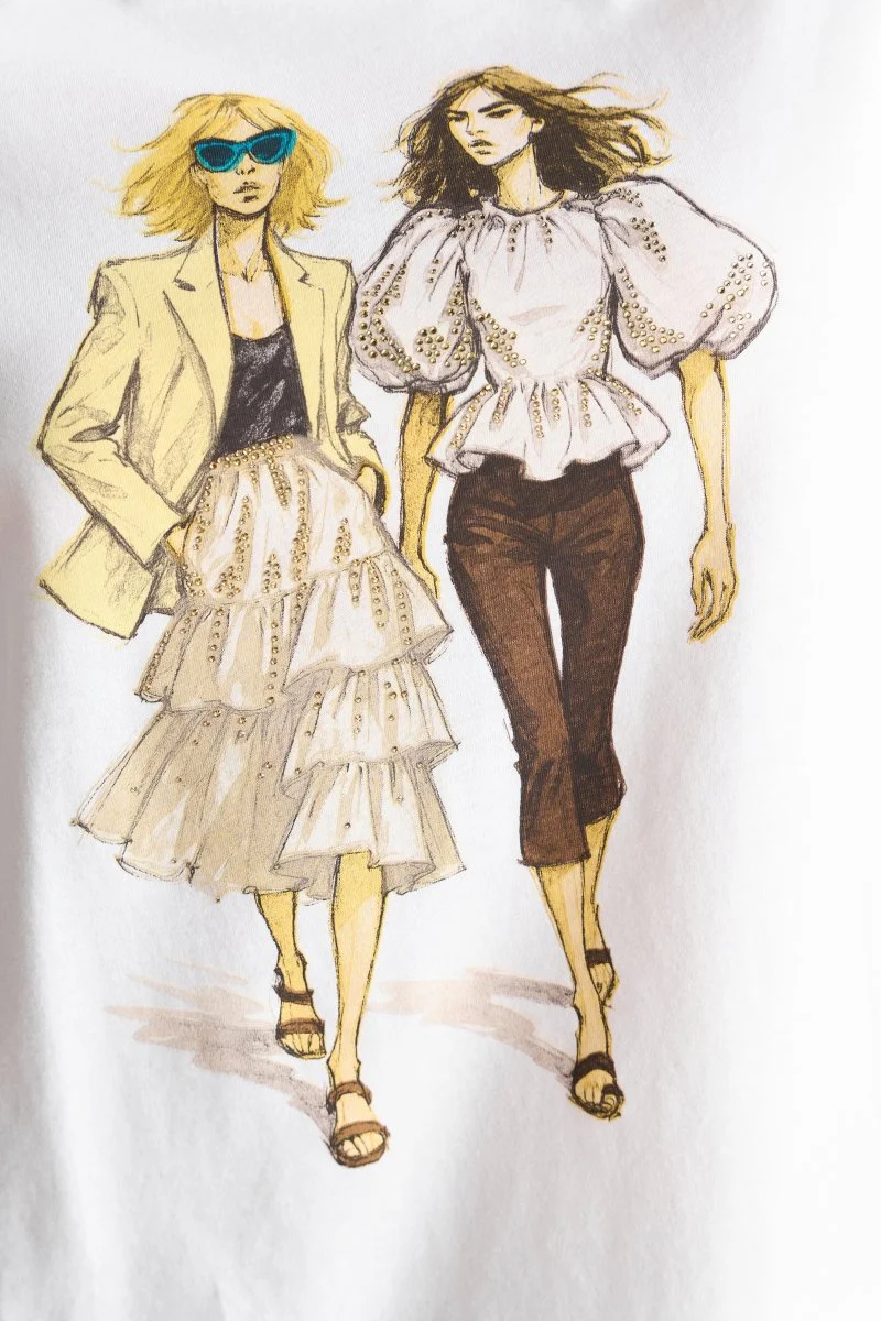 T-Shirt mit Fashion-Print - Image 3