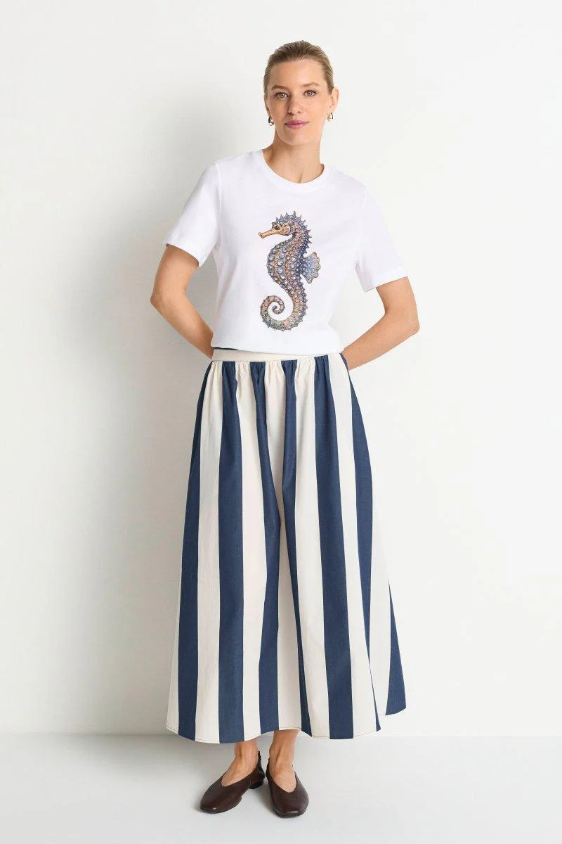 T-Shirt Seepferdchen-Print - Image 2