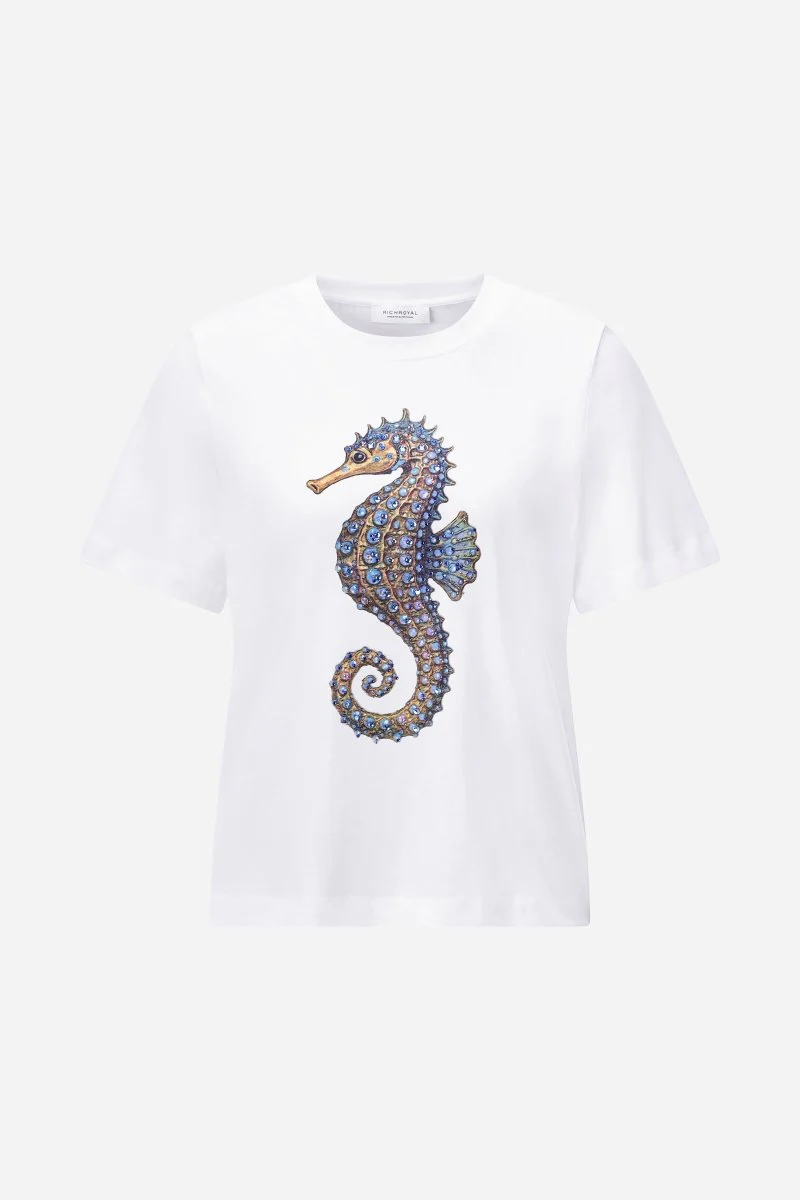 T-Shirt Seepferdchen-Print - Image 5