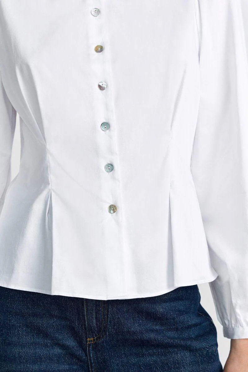 Taillierte Bluse mit Knöpfen - Image 10