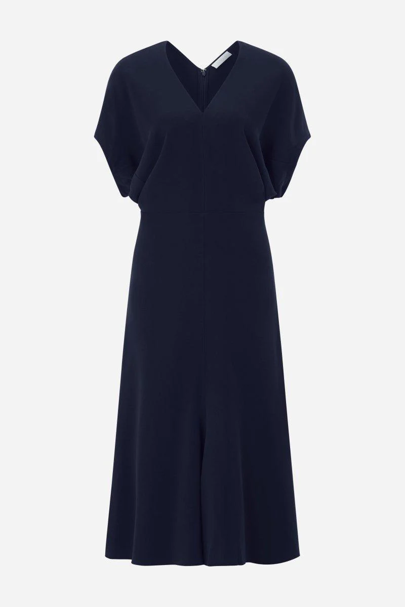 Tailliertes Midikleid mit V-Ausschnitt - Image 12