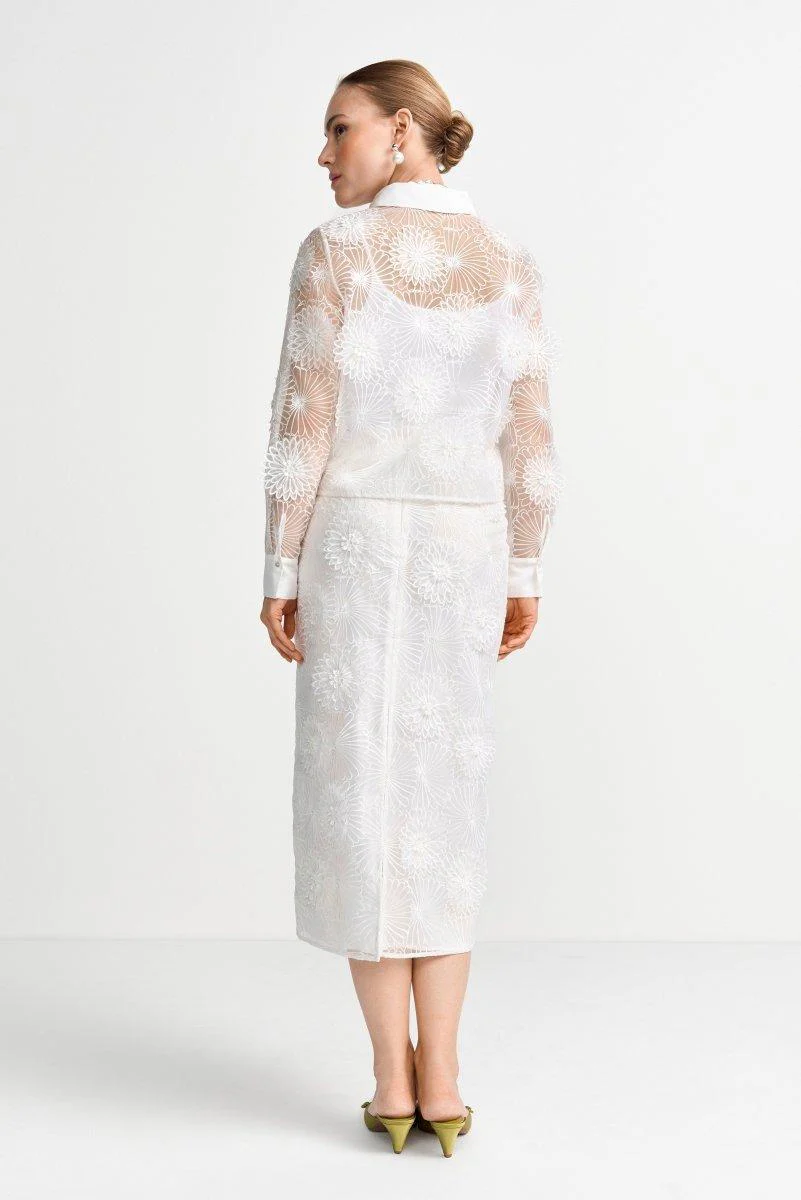 Transparente Organza-Bluse - Image 4