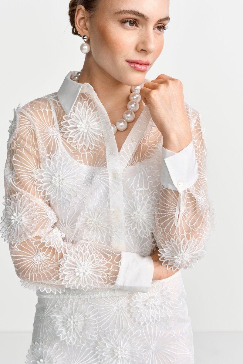 Transparente Organza-Bluse - Image 5