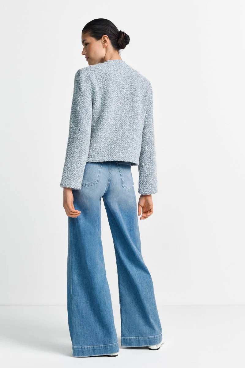 Bouclé-Jacke im Kimonostil - Image 4