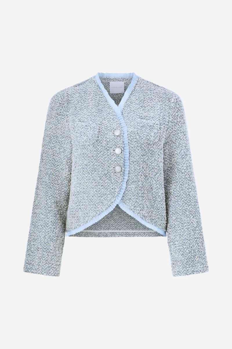 Bouclé-Jacke im Kimonostil - Image 6