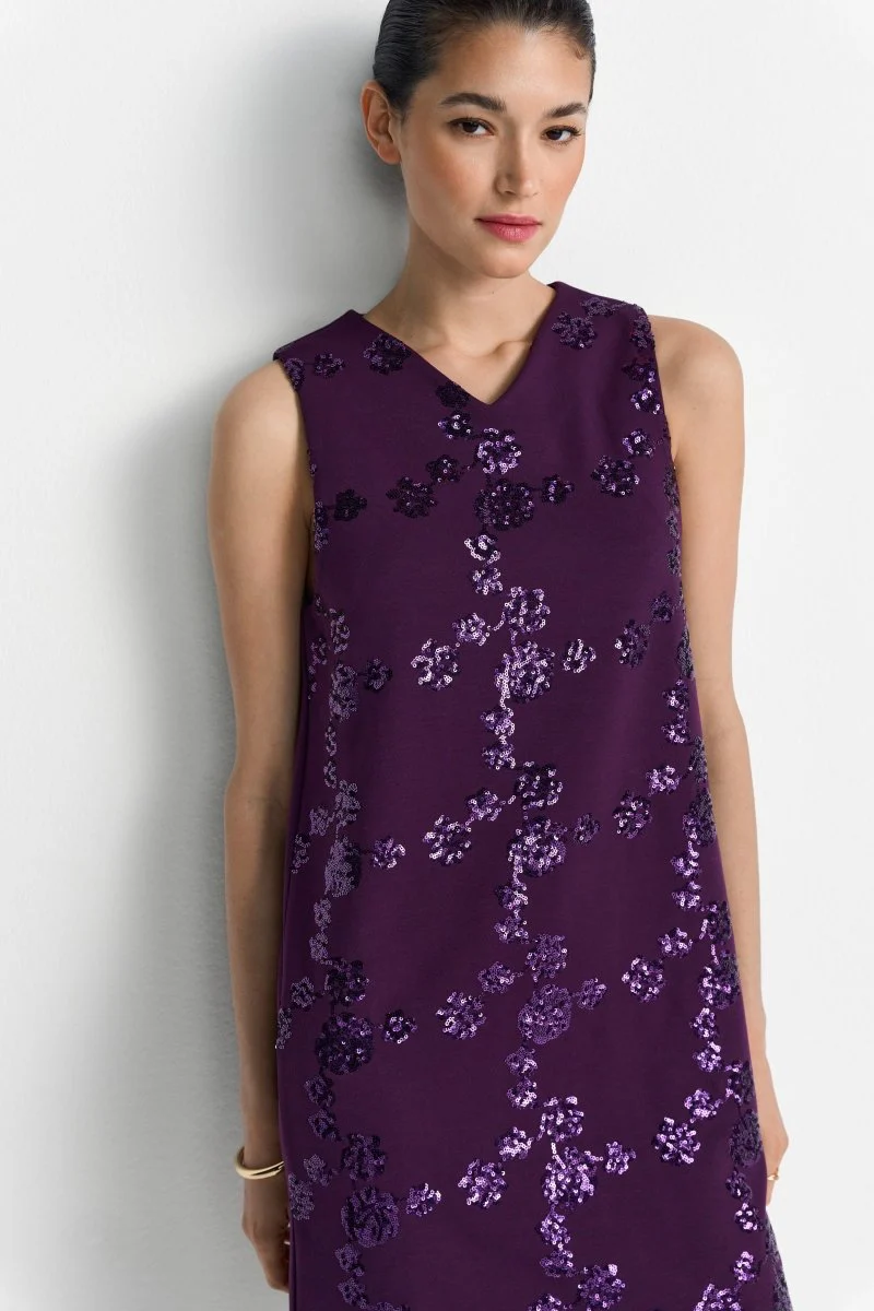 Minikleid mit Paillettenverzierung - Image 3