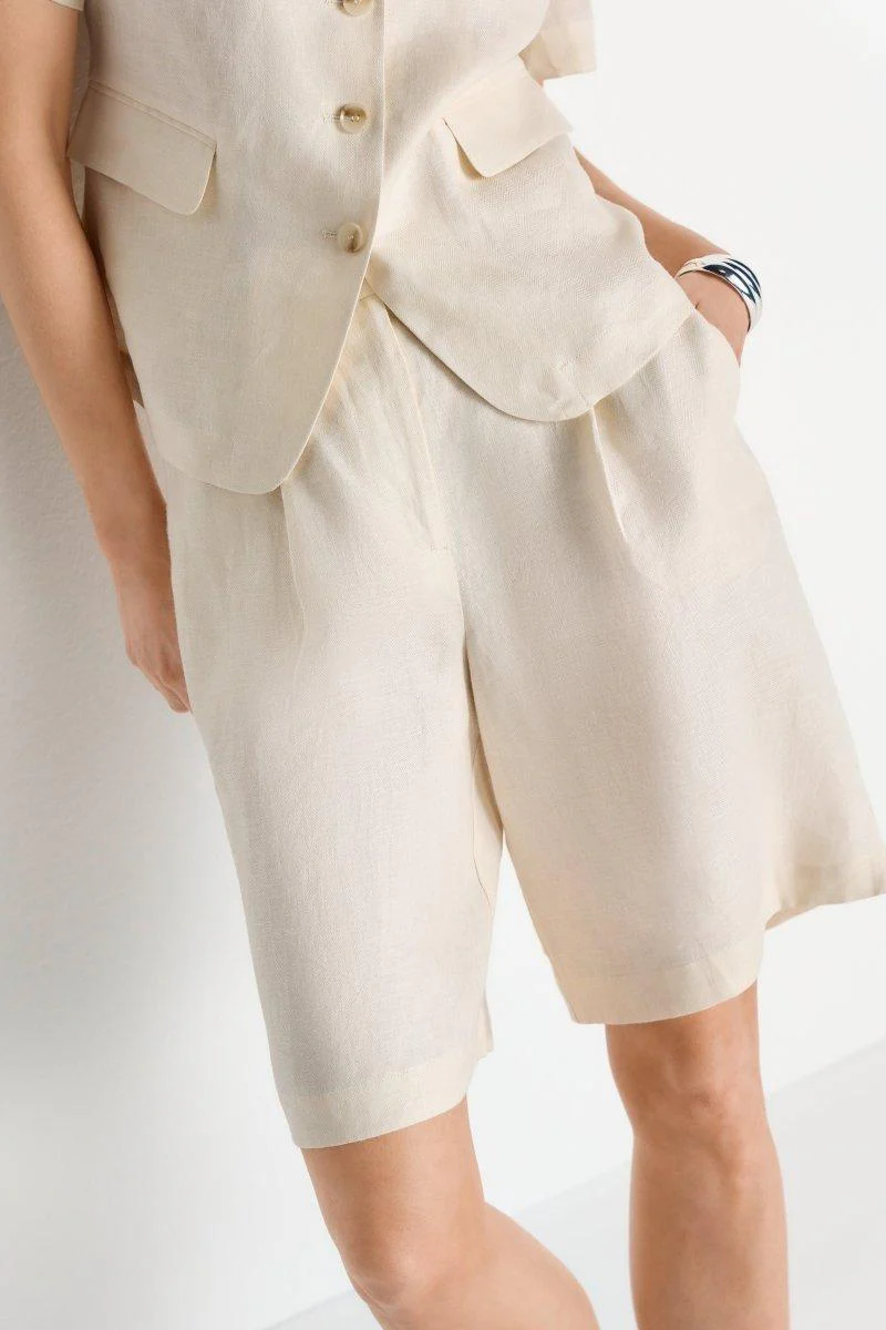 Bermuda-Shorts mit Bundfalten - Image 2