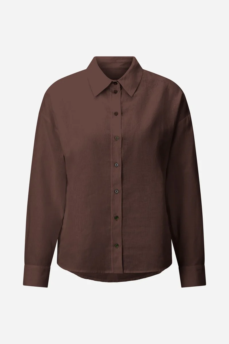 Bluse mit klassischem Hemdkragen - Image 5