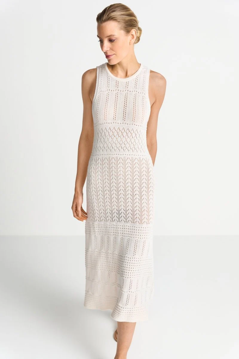 Ärmelloses Maxi-Strickkleid - Image 3