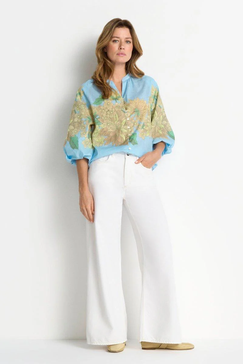 Marlene-Jeans mit hoher Taille