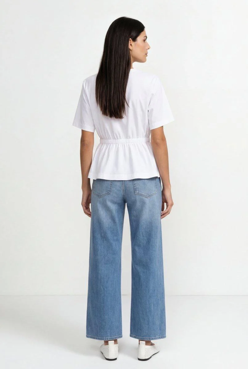 Tailliertes Baumwollshirt - Image 2