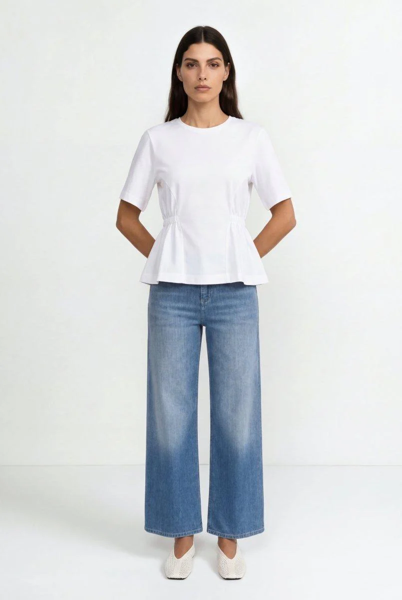 Tailliertes Baumwollshirt - Image 3
