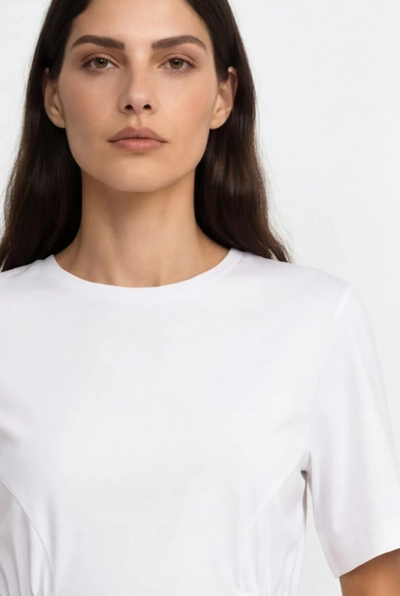 Tailliertes Baumwollshirt - Image 4
