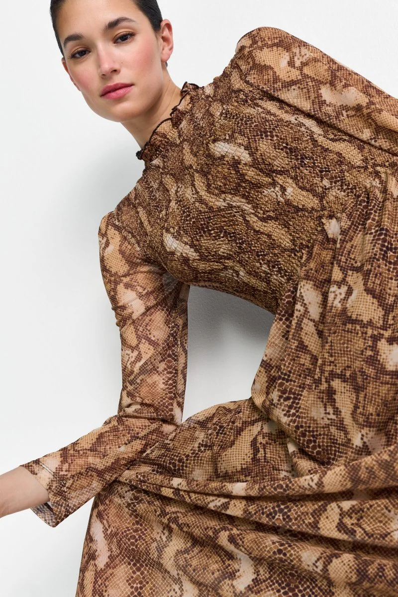 Maxikleid Python-Mesh - Image 5