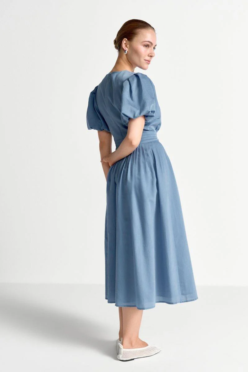 Midikleid mit Ballonärmeln - Image 3