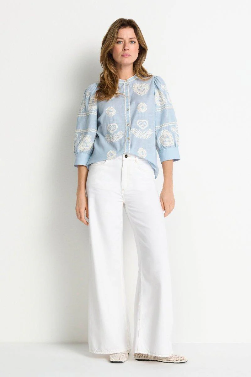 Boho-Bluse mit Stickerei - Image 6