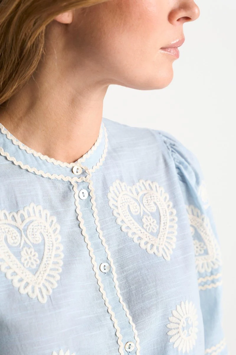 Boho-Bluse mit Stickerei - Image 8
