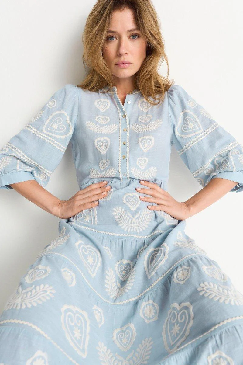 Boho-Kleid mit Stickerei - Image 3