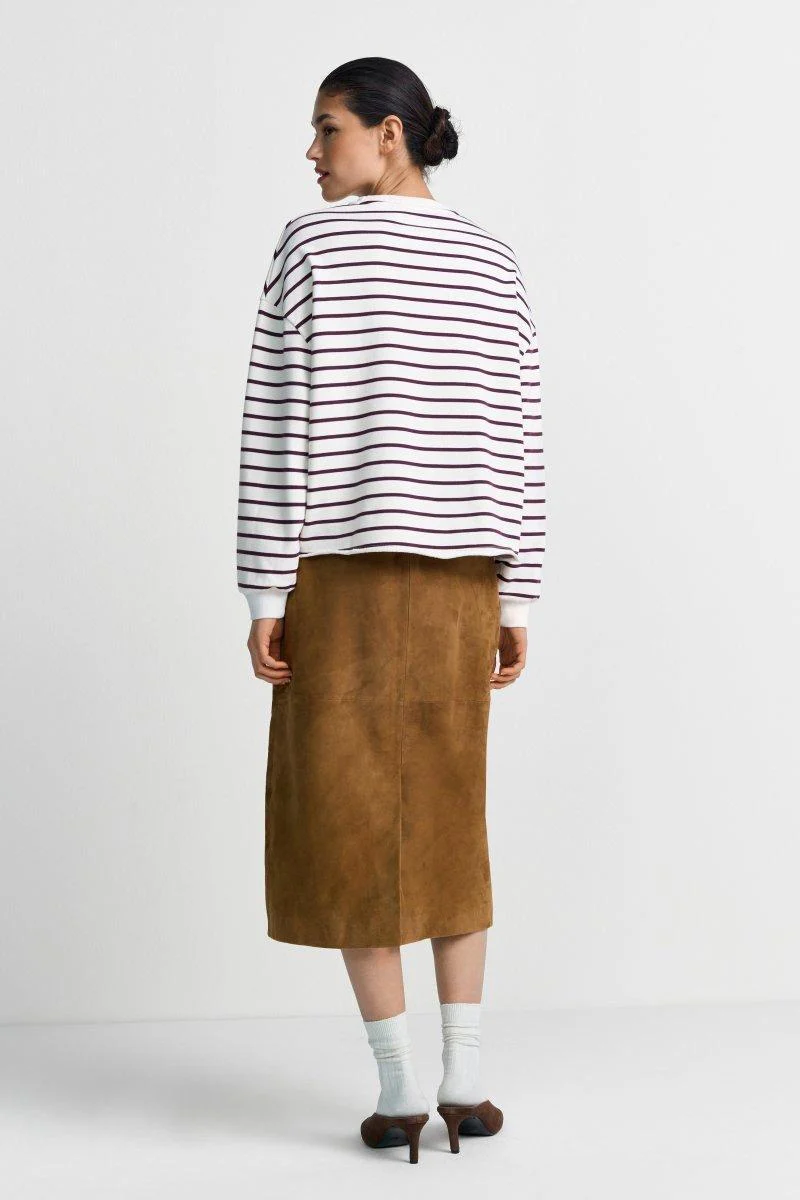 Gestreiftes Oversize-Sweatshirt - Image 3