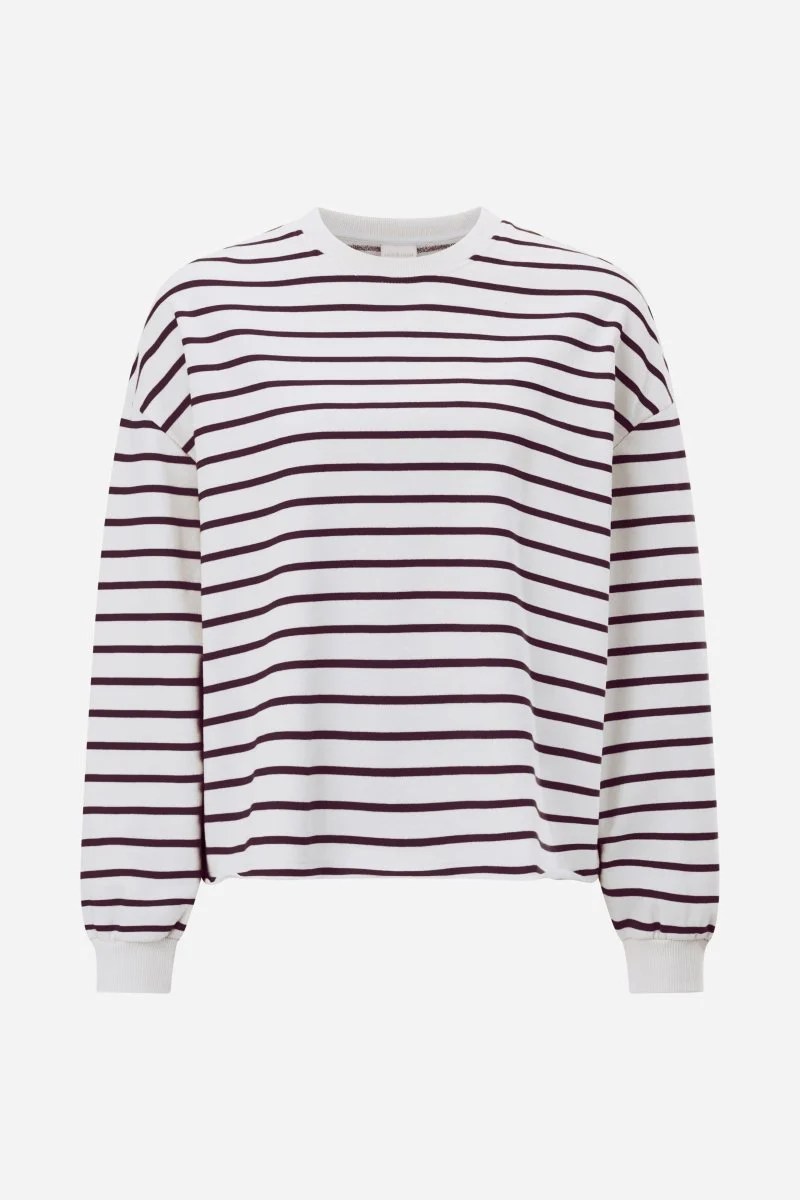 Gestreiftes Oversize-Sweatshirt - Image 5