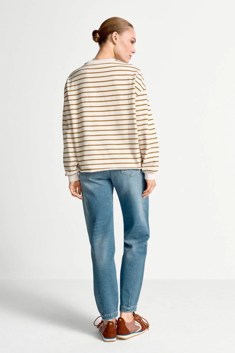 Gestreiftes Oversize-Sweatshirt - Image 14