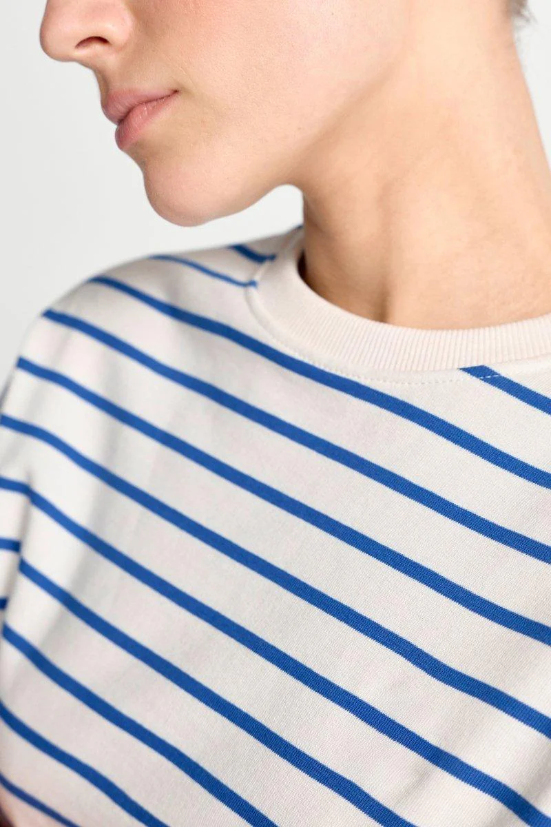 Gestreiftes Oversize-Sweatshirt - Image 4