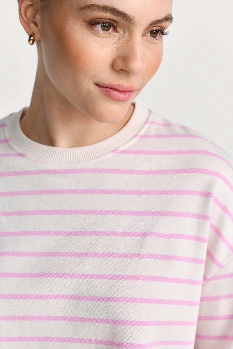 Gestreiftes Oversize-Sweatshirt - Image 7