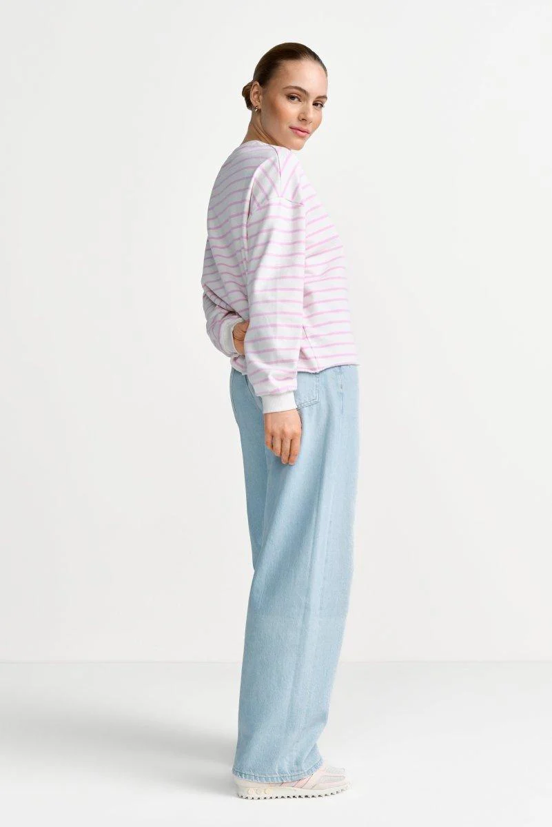 Gestreiftes Oversize-Sweatshirt - Image 8