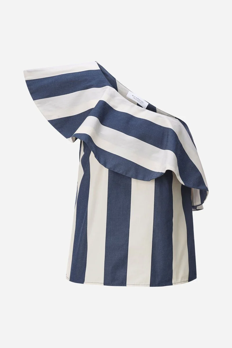 Gestreiftes One-Shoulder-Top - Image 5